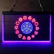 Naruto Sasuke Kakashi Sharingan Neon-Like LED Sign