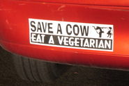 Save a Cow. Eat a Vegtarian