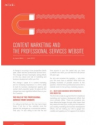 Content Marketing and the Professional Services Website