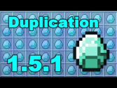 Duplication of Diamonds and Rail Track Minecraft