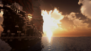 Queen Alyvia - Fantasy Sailing Vessel Minecraft World Save