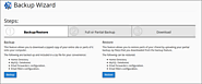 cPanel - Backup Wizard