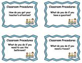 Classroom routines and procedures