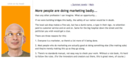 Content marketing advice from Seth Godin