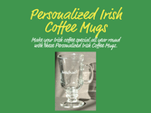 Personalized Irish Coffee Mugs