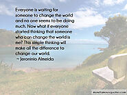 I am a part of changing the world!!!