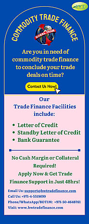 Infographics – Commodity Trade Finance – Financial Instruments