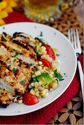 Grilled Chicken with Barley Corn Salad