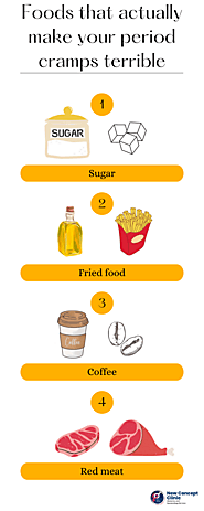 Foods that actually make your period cramps terrible