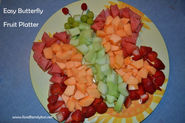 Easy Butterfly Fruit Platter