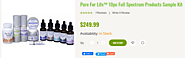 Pure For Life™ 10pc Full Spectrum Products Sample Kit
