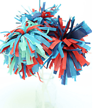 Tissue Paper Sparklers for Independence Day