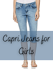Buy Capri Jeans for Girls and Ladies at Cheap Price