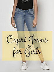 Buy the Best Capri Jeans for Girls and Ladies in India