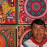 【 Arte Huichol 】 Para los fanáticos de esta cultura