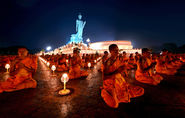100,000 monks in prayer for ‘a better world’.