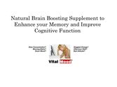Natural brain boosting supplement to enhance your memory