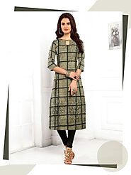 An Elegant and Confortable Pick: The Inevitable Cotton Kurtis – Indian Women Clothing
