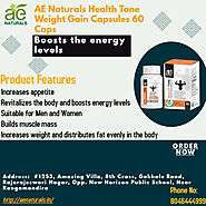 AE NATURALS Health Tone Weight Gain Capsules 60 Caps