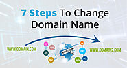 7 steps to change domain name