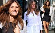 Kelly Bensimon dons 5 different looks for NYC street modeling gig