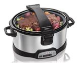 Hamilton Beach 33467 Programmable Stay or Go Slow Cooker, 6-Quart