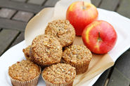 Heart Healthy Apple Oat Bran Muffins