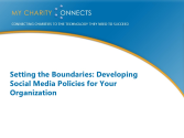 Kirstin Beardsley - Setting the Boundaries: Developing Social Media Policies for Your Organization