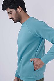 Marine blue Sweatshirt for Men- Beyours