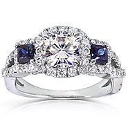 Big Diamond Wedding Rings - Kobelli