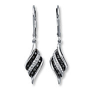 Black Diamond Earrings for Women