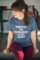 Stencil a feminist t-shirt