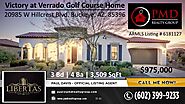 Victory Verrado Buckeye Arizona Golf Course Homes For Sale 20985 W Hillcrest Blvd Buckeye AZ 85396