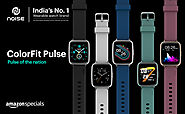 Amazon.in: Buy Noise ColorFit Pulse Smartwatch with 1.4" Full Touch HD Display, SpO2, Heart Rate, Sleep Monitors & 10...