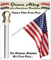 Tangle Free Spinning Flag Pole