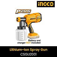 Buy INGCO Cordless Spray Gun CSGLI2001 online at lowest price in India. - bookmyparts.com