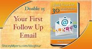 Your First Follow Up Email - Doable 15