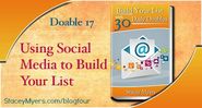 Using Social Media to Build Your List - Doable 17