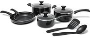 Kitchen Pro by WearEver Nonstick Cookware Set, 10-Piece, Black