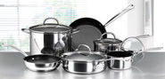 Farberware Millennium Stainless Steel Nonstick 10-Piece Cookware Set