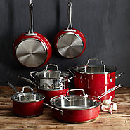 Red Kitchen Cookware Sets - Kitchen Things
