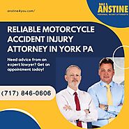 Reliable Motorcycle Accident Injury Attorney in York PA | Dale E. Anstine