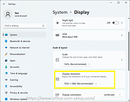How You can Fix If Cant Change Display Resolution in Window 11?