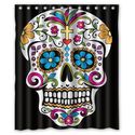 Top 10 Best Sugar Skull Shower Curtain Designs - Reviews (with image) · showercurtain