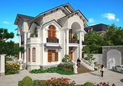 Biệt thự đẹp | Mẫu biệt thự đẹp 2 tầng kiểu Pháp