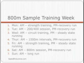 800 meter training program