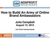 How to Build An Army of Online Brand Ambassadors