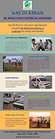 De Addiction Centre in Ludhiana - Aas Di Kiran