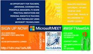 SchoolNet SA - IT's a Great Idea: Come along to a 2 hour MicrosoftMeet for teachers in Cape Town in May…sign up today!