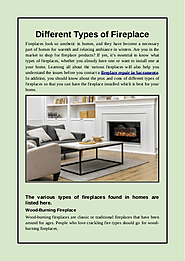 Types of Fireplaces For Your Home